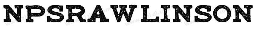 NPSRawlinsonOTcn Bol字体转换